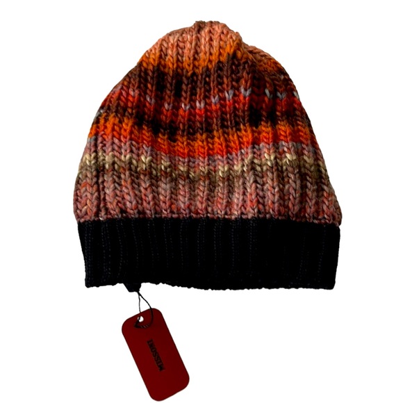 Missoni Multicolor Crochet-Knit Beanie, Red - Picture 15 of 16